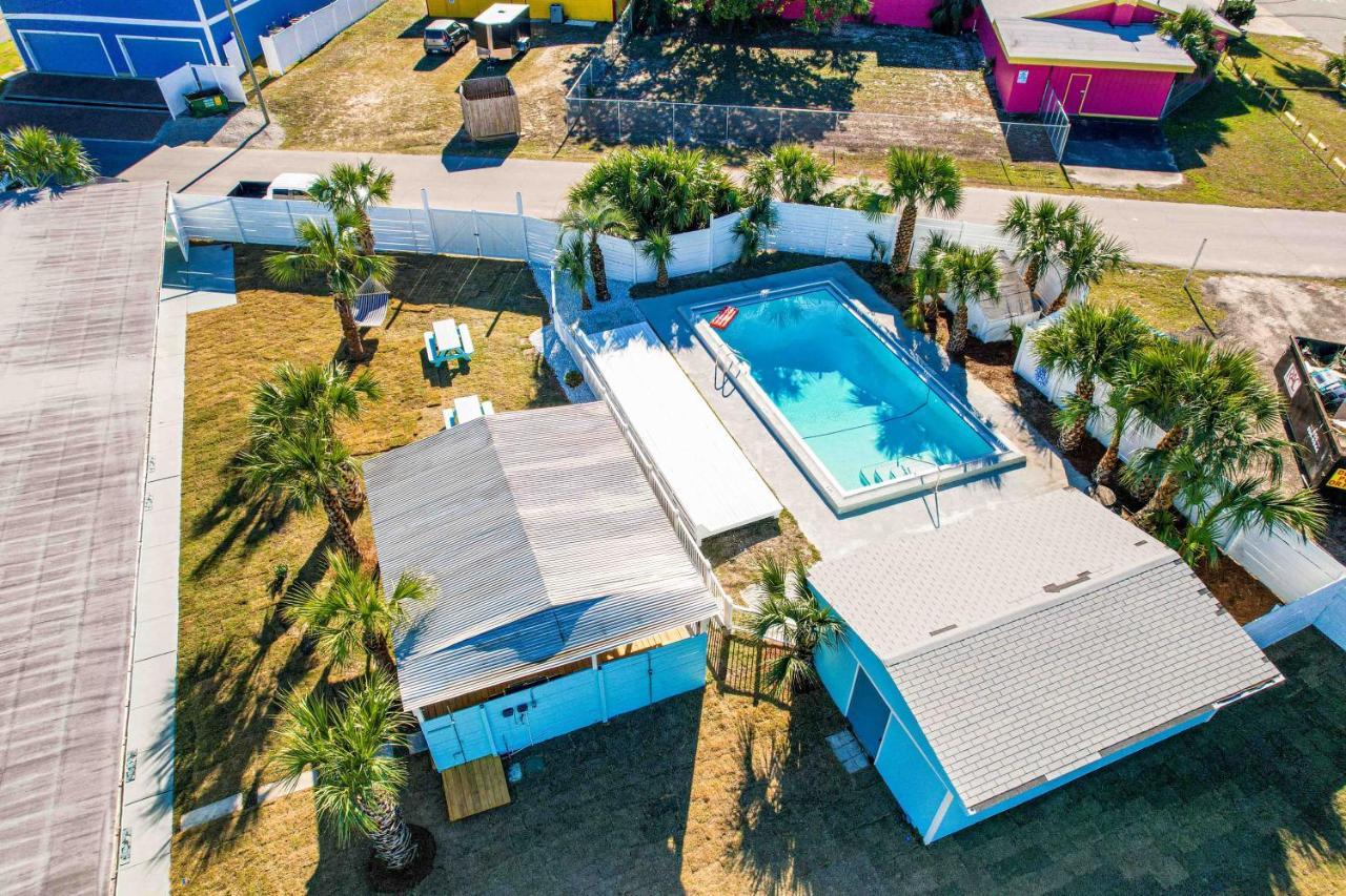 パナマシティービーチBb Unit 11 - Beachside Oasis With Cabana & Pool Steps To Beachアパートメント エクステリア 写真