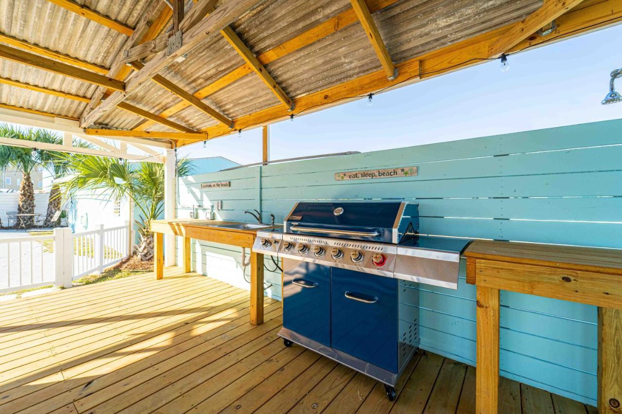 パナマシティービーチBb Unit 11 - Beachside Oasis With Cabana & Pool Steps To Beachアパートメント エクステリア 写真